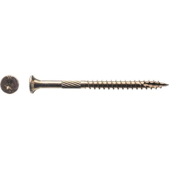 Big Timber #9 x 2-1/2 In. Yellow Zinc Wood Screw (2500 Ct.)