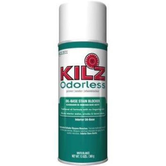 Kilz Original Low Odor Oil-Based Interior Primer Sealer Stainblocker, White, 13 Oz.