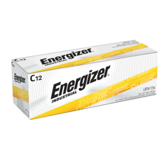 Energizer Industrial C Alkaline Battery (12-Pack)