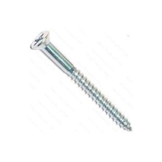 Scr Wood No 12 2-1/2In Flt Stl MIDWEST (STOCK SALES) Wood Screws - Fh - Phil- Zp