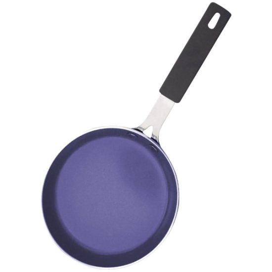 GraniteStone Diamond Blue 5.5 In. Nonstick Fry Pan with Rubber Grip