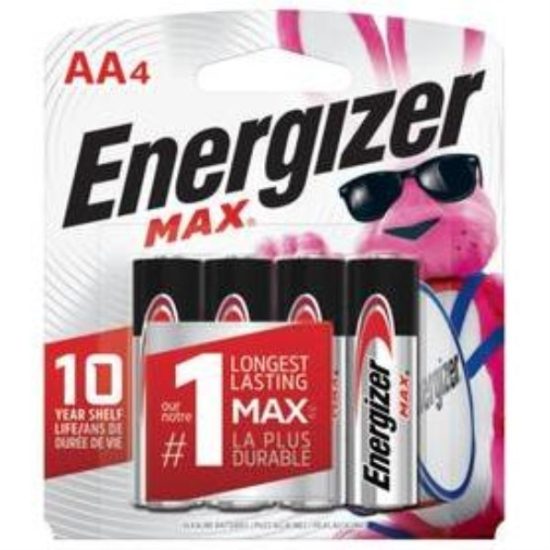 Energizer Max AA Alkaline Battery (4-Pack)