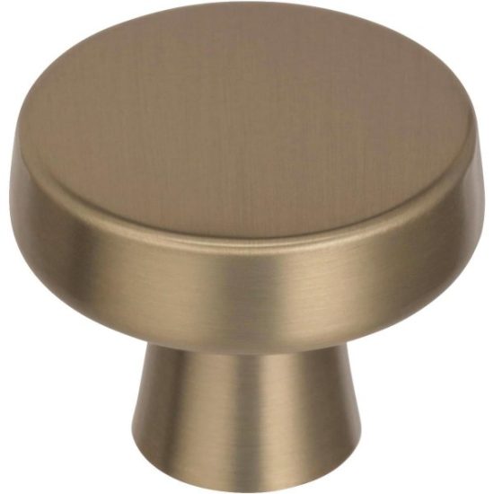 Amerock Blackrock Golden Champagne 1-5/16 In. Cabinet Knob