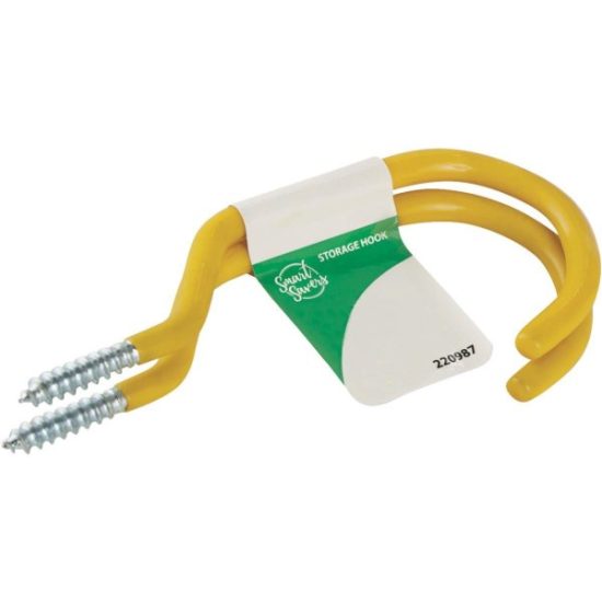 Smart Savers Screw-In Vinyl Coated Large Storage Hook