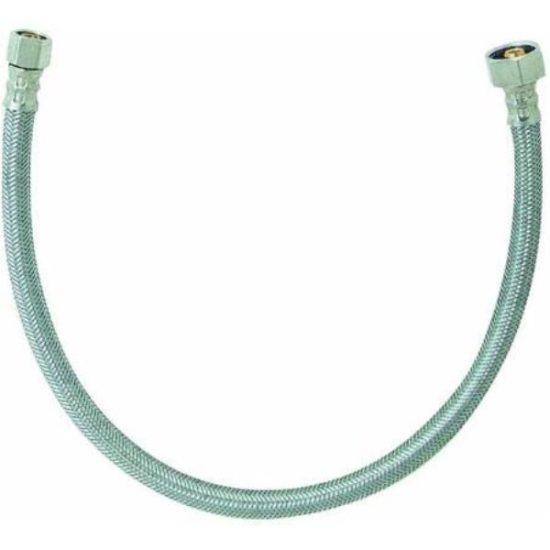 Do it Best 3/8 In. C X 1/2 In. F X 20 In. L Stainless Steel Faucet Connector