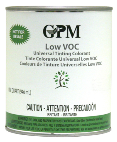 Tinting Colorant, Low VOC, Yellow Oxide, 1-Qt.