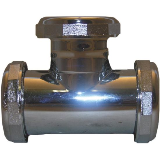 Lasco 1-1/2 In. Chrome Plated Tee
