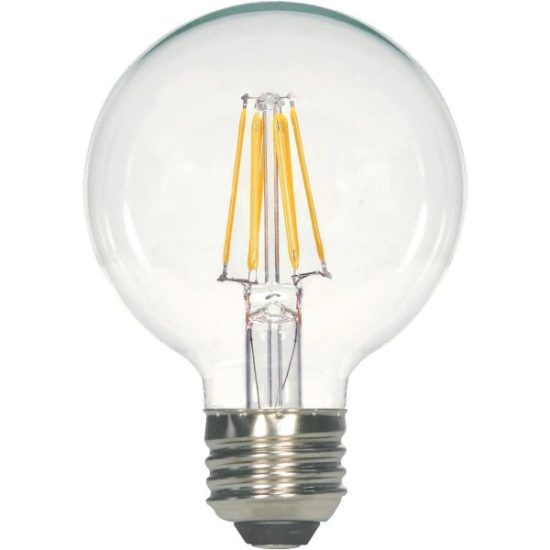 Satco 60W Equivalent Warm White G25 Medium LED Decorative Globe Light Bulb