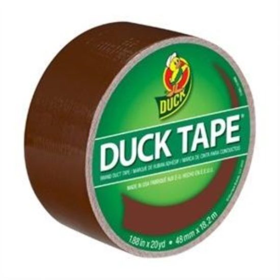 Duck Tape 1.88 In. x 20 Yd. Colored Duct Tape, Brown