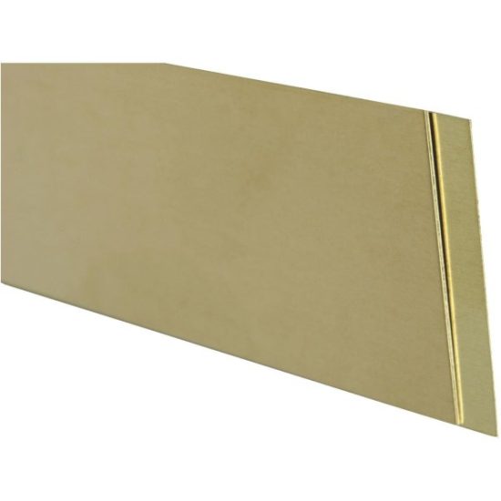 K&S Brass 1 In. x 12 In. Strip Stock
