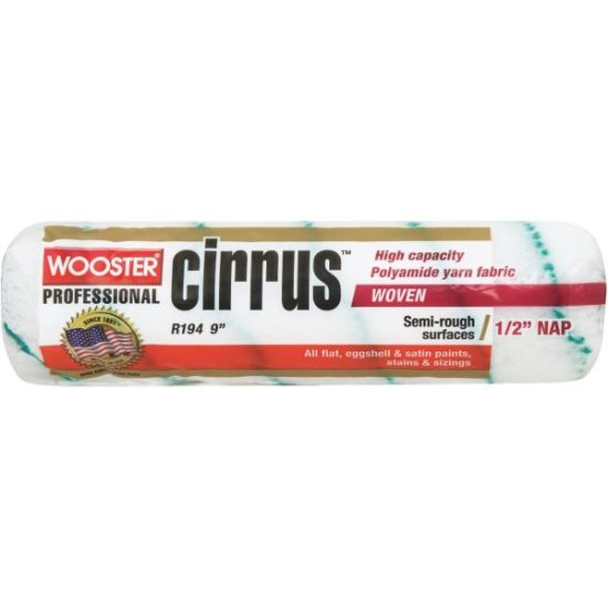 Wooster Cirrus 9 In. x I/2 In. Woven Fabric Roller Cover