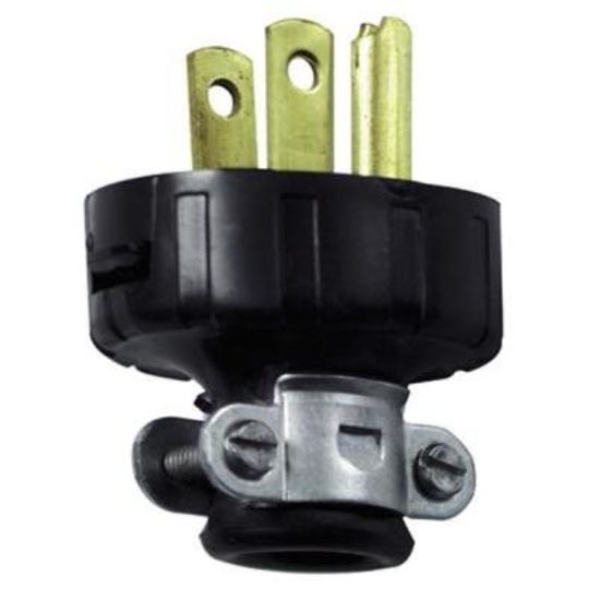 Leviton 15A 125V 3-Wire 2-Pole Heavy-Duty Cord Plug