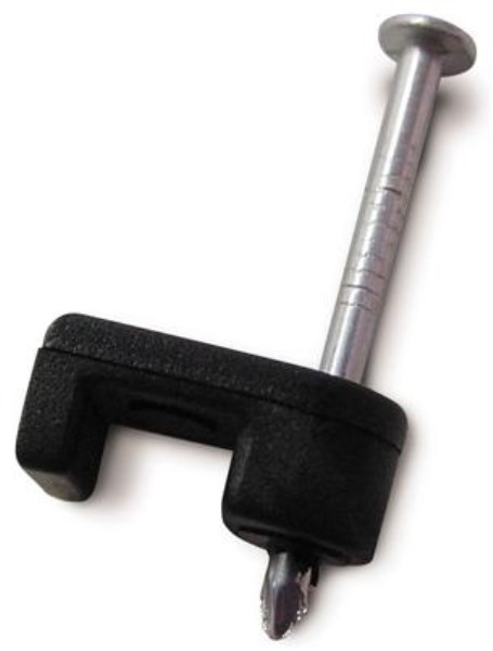 Gardner Bender 3/16 In. Plastic Low Voltage Bell Wire Staple (100-Count)