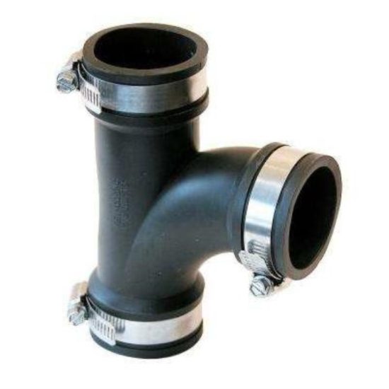Fernco 1-1/2 In. Flexible Repair PVC Tee