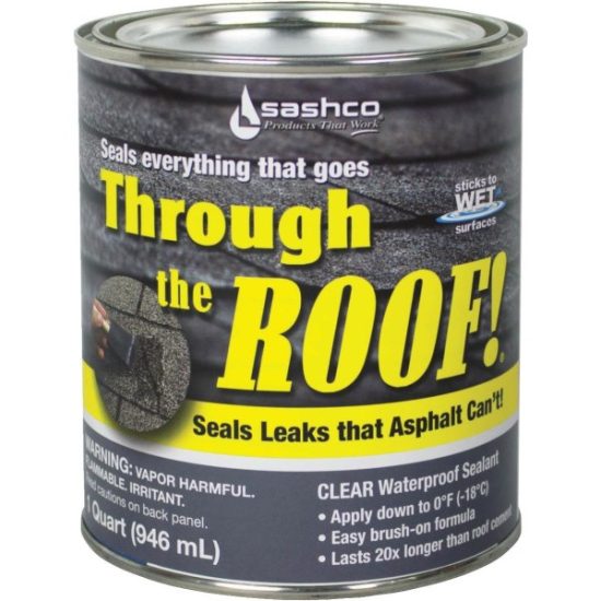 Through The Roof! 1 Qt. VOC Clear Cement & Patching Sealant