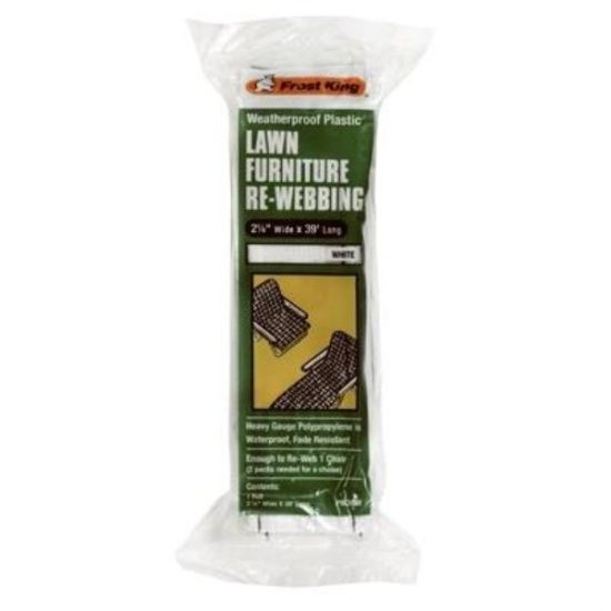 Frost King White 39 Ft. Outdoor Chair Webbing