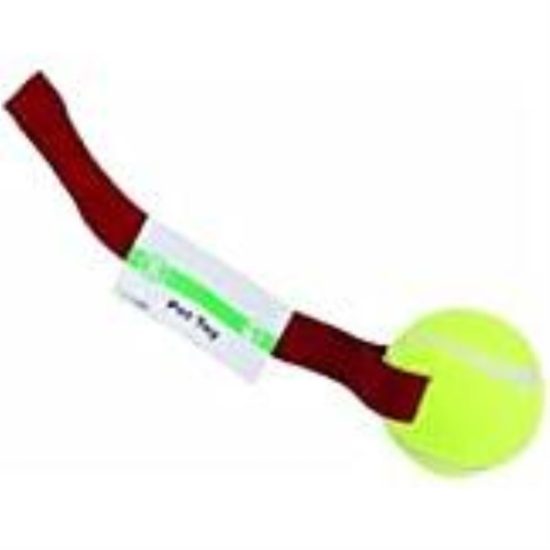 Smart Savers 6 Cm. Dia. Ball w/Tug Dog Toy