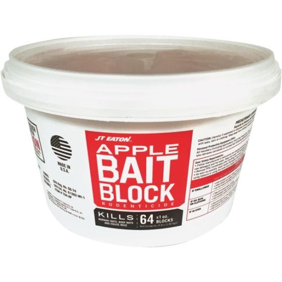 JT Eaton Bait Block Rat & Mouse Poison (64-Pack)