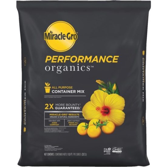 Miracle-Gro Performance Organics 1 Cu. Ft. 26 Lb. All Purpose Container Potting Mix