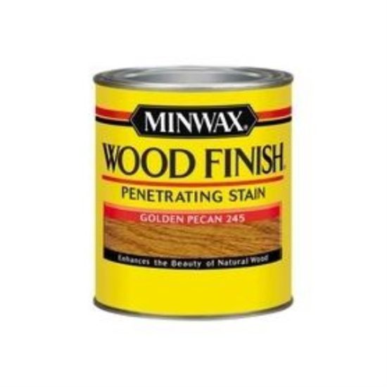 Minwax Wood Finish Penetrating Stain, Golden Pecan, 1 Qt.