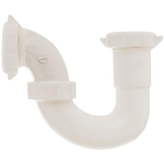 Do it 1-1/2 In. x 1-1/2 In. White Plastic Sink Trap
