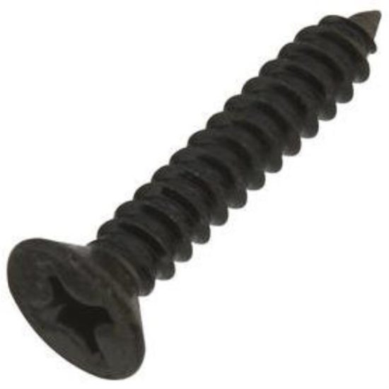 National #12 x 1-1/4 In. Phillips Flat Head Black Wood Screw (18 Ct.)