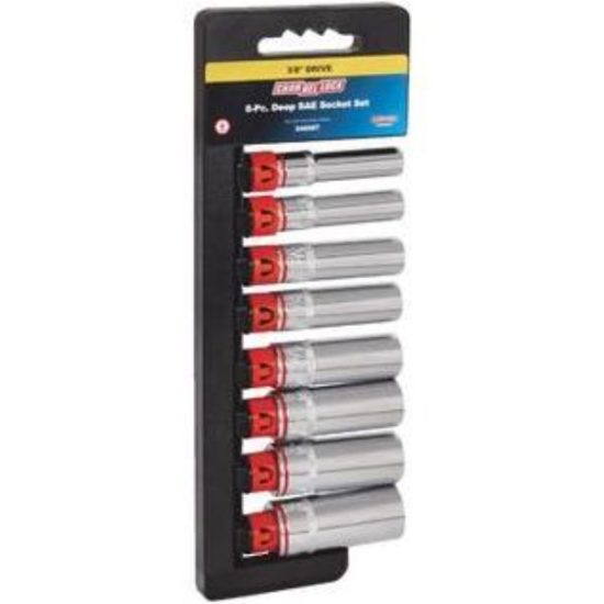 Channellock Standard 3/8 In. Drive 6-Point Deep Socket Set (8-Piece)