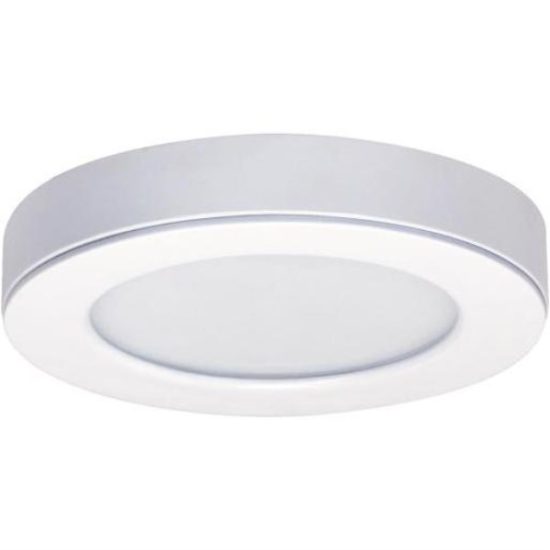 Satco Blink 8 In. White 940-Lumen LED Flush Mount Light Fixture
