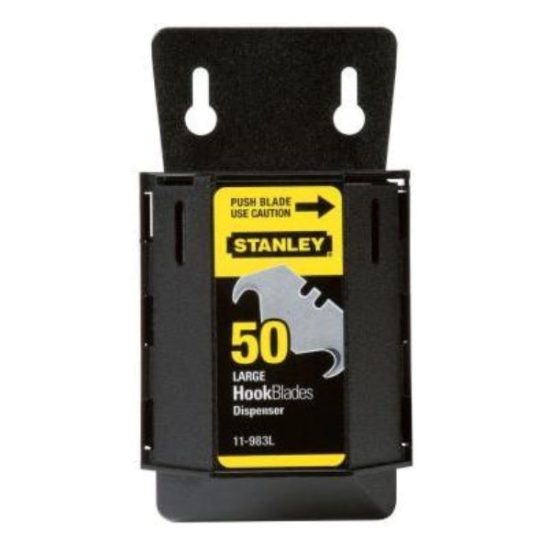 Stanley Large 2-Ended Hook 1-7/8 In. Utility Knife Blade (50-Pack)