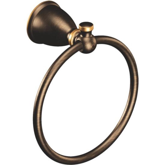 Moen Caldwell Mediterranean Bronze 6 In. Towel Ring