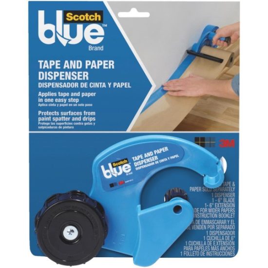 3M ScotchBlue Painter's Tape & Paper Dispenser Tool
