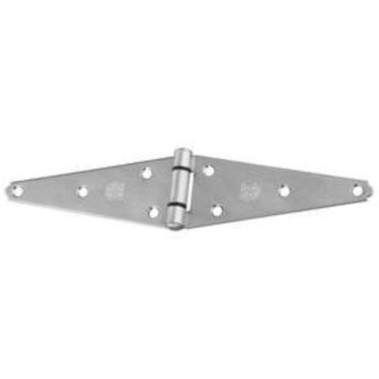 National 2.43 In. x 6 In. Zinc Heavy-Duty Strap Hinge