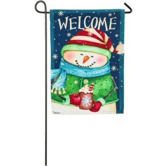 Evergreen Flag & Garden Snow Country 2-Sided Polyester 1'6 x 1 ft. Garden Flag