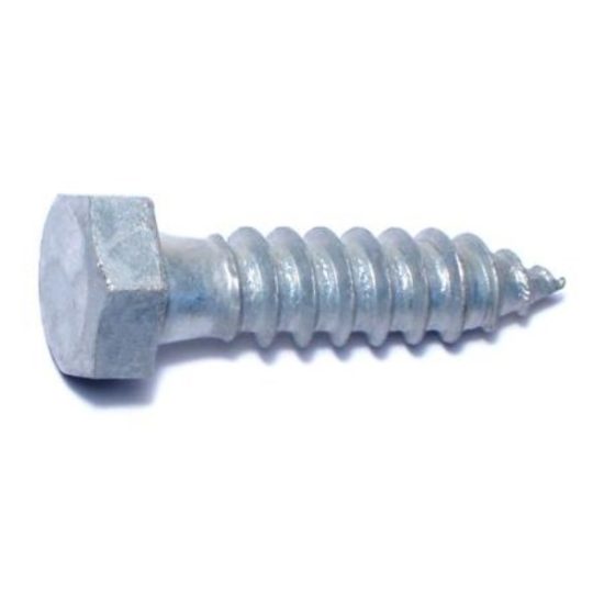 1/2  x 2  Hot Dip Galvanized Steel Hex Head Lag Screws HLSHS-474
