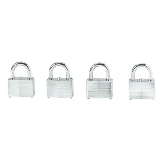 Do it 1-1/2 In. Warded Steel Keyed Padlocks (4-Pack)
