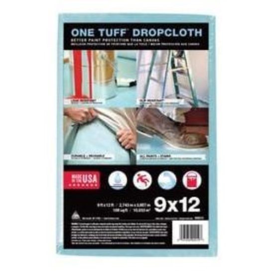 Trimaco One Tuff Cloth 9 Ft. x 12 Ft. Heavy-Duty Drop Cloth