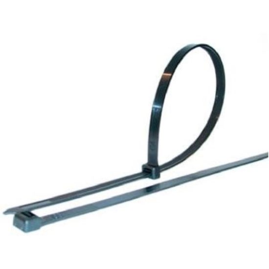 Gardner Bender 18 In. x 0.35 In. Black Nylon Ultra Violet Heavy-Duty Cable Tie (10-Pack)