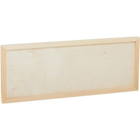 Walnut Hollow 7 In. x 18 In. Unfinished Wood Framed Sign