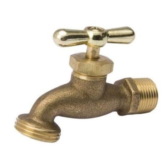 B & K ProLine 3/4 In. MIP X 3/4 In. Male Hose Thread Standard Hose Bibb