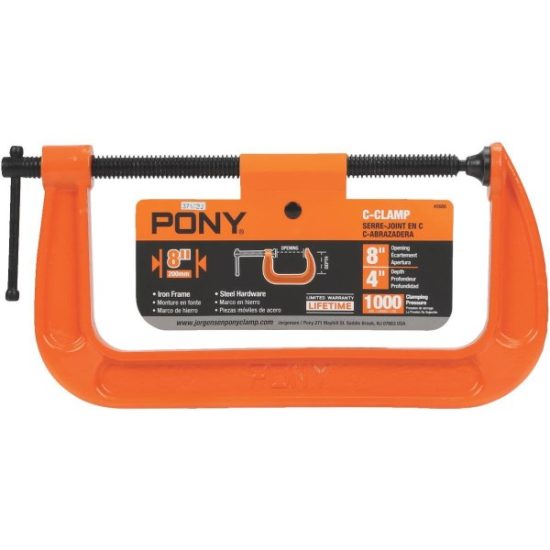 Pony 8 In. Light-Duty C-Clamp