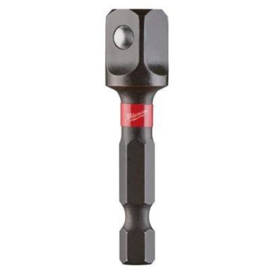 Milwaukee SHOCKWAVE 1/4 In. Hex To 3/8 In. Socket Adapter