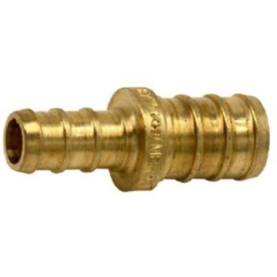 SharkBite Lead-Free Insert 3/4 In. Barb x 1/2 In. Barb Brass PEX Coupling