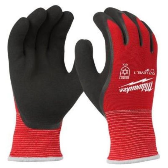 Milwaukee Unisex L Latex Coated Cut Level 1 Insulated Work Glove