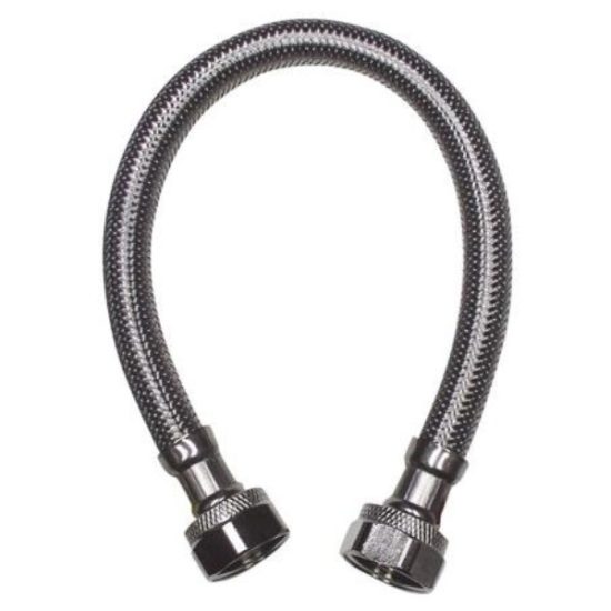 B&K 1/2 In. F X 1/2 In. F X 48 In. L Stainless Steel Faucet Connector
