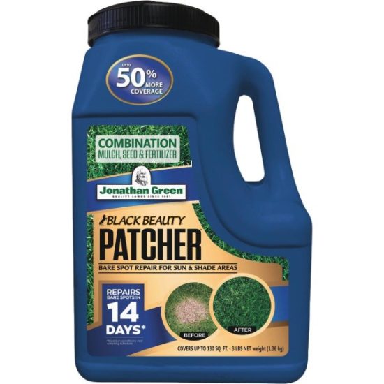 Jonathan Green Black Beauty Patcher 3 Lb. 130 Sq. Ft. Combination Mulch, Seed, & Fertilizer