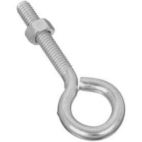 National 5/16 In. x 3-1/4 In. Zinc Eye Bolt with Hex Nut