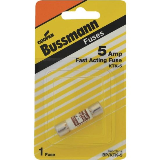 Bussmann 5A Limitron KTK Cartridge Heavy-Duty Cartridge Fuse