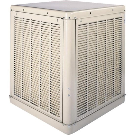 Essick 2240 to 4900 CFM Down Discharge Whole House Aspen Media Residential Evaporative Cooler, 800-1800 Sq. Ft.