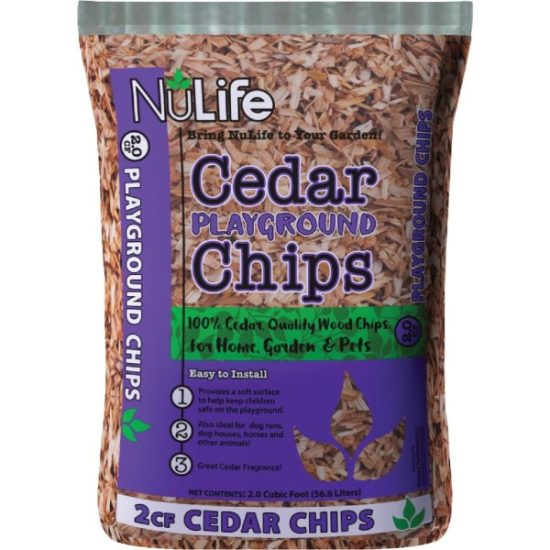 NuLife 2 Cu. Ft. Cedar Playground Mulch Chips