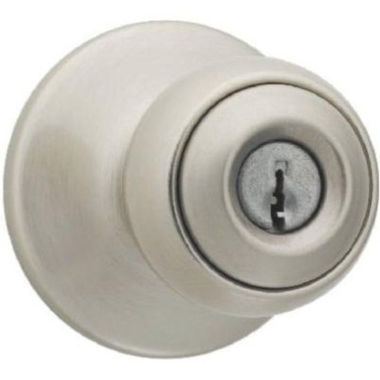 Kwikset Polo Satin Nickel Entry Door Knob
